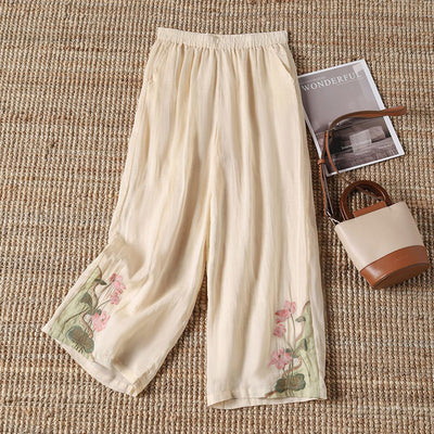 Lysette - Floral Print Pants