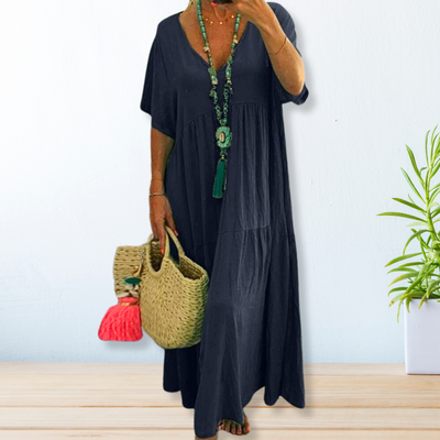 Maelis | Cotton Linen Dress