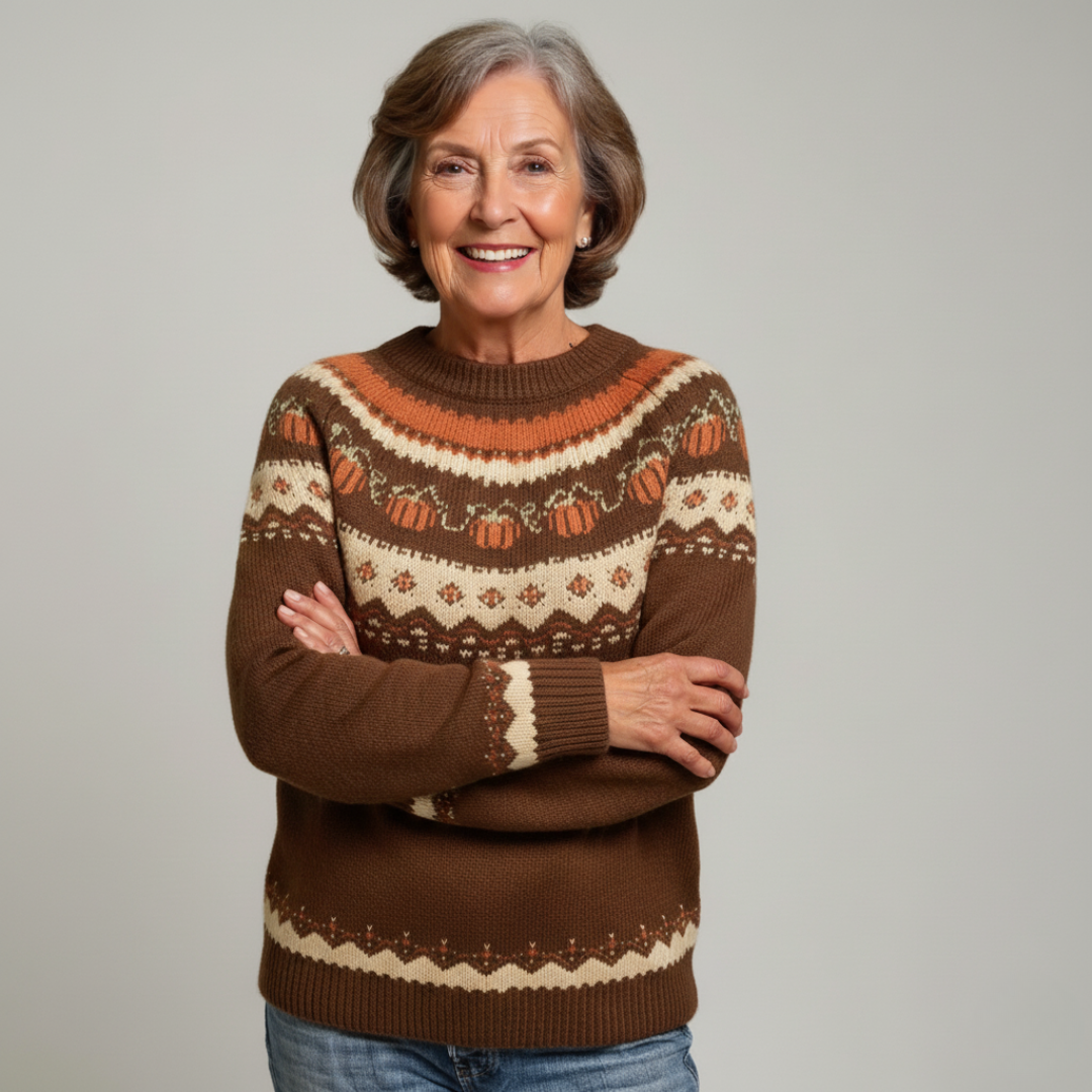 Marion - Cozy Icelandic Knit Sweater