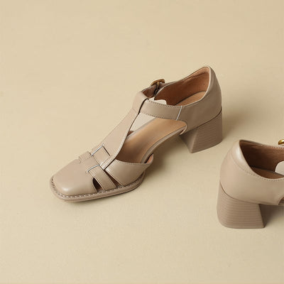 Michela - Square Toe Sandals