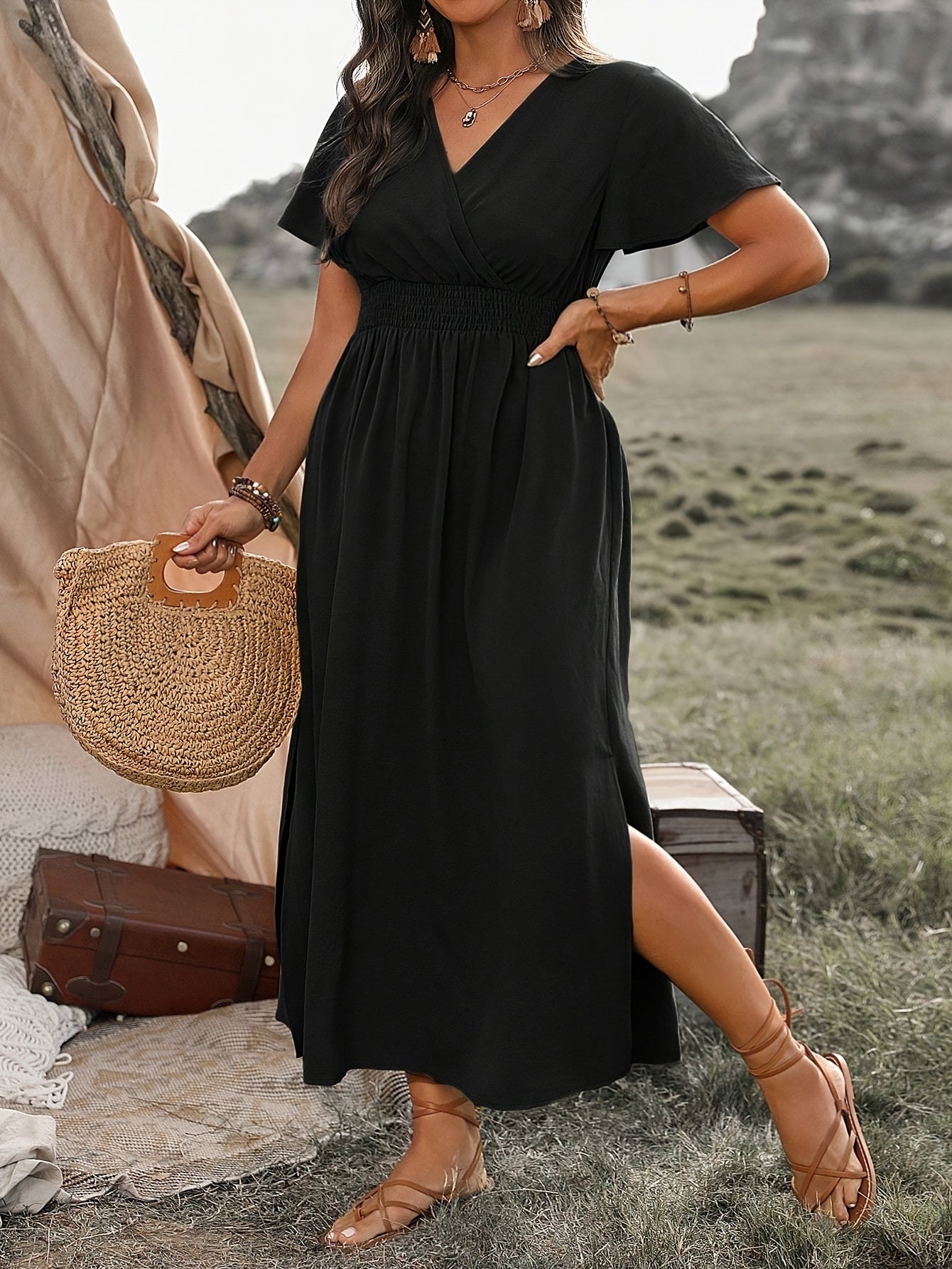 Nyxie - V-Neck Summer Dress