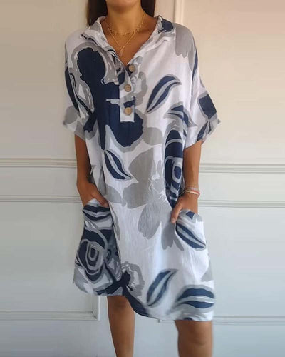 Bianca - Floral Shirt Dress