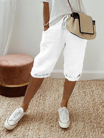 EMMA - Cotton-Linen Women's Pants