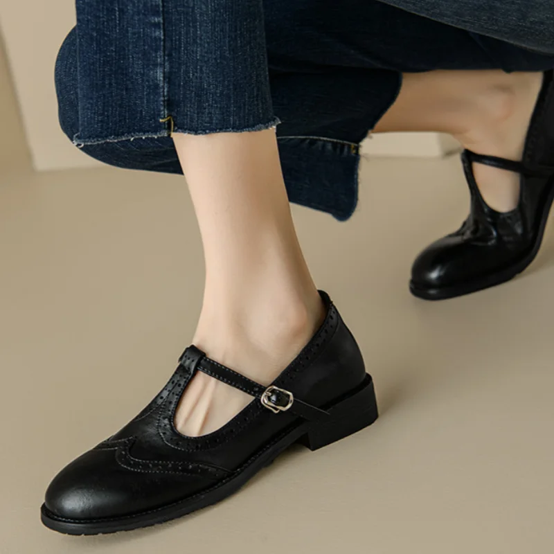Ellie - Elegant T-Strap Mary Janes
