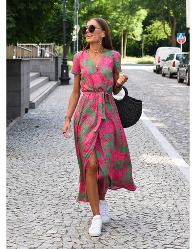 Leanne - Elegant Tummy Covering Dress