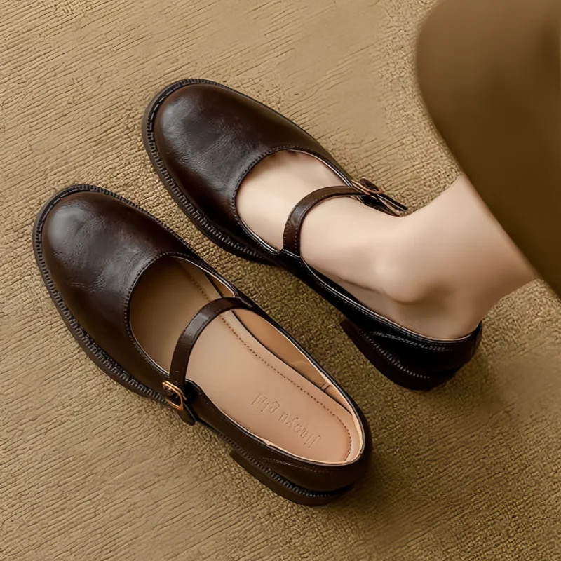 Kathy - Classic Comfort Mary Janes Made Of Leather