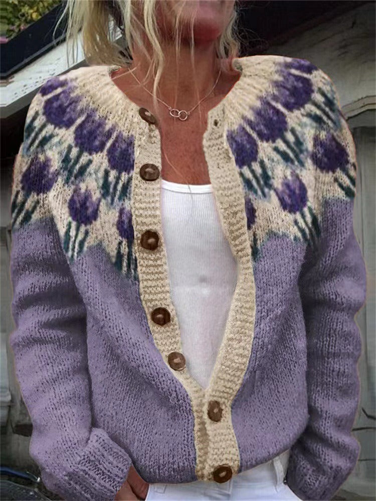 Josephine - Classic Warm Vintage Cardigan