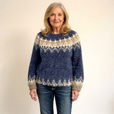 Samantha - Classic Wool Knit Sweater