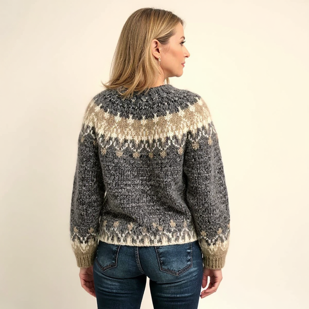 Samantha - Classic Wool Knit Sweater