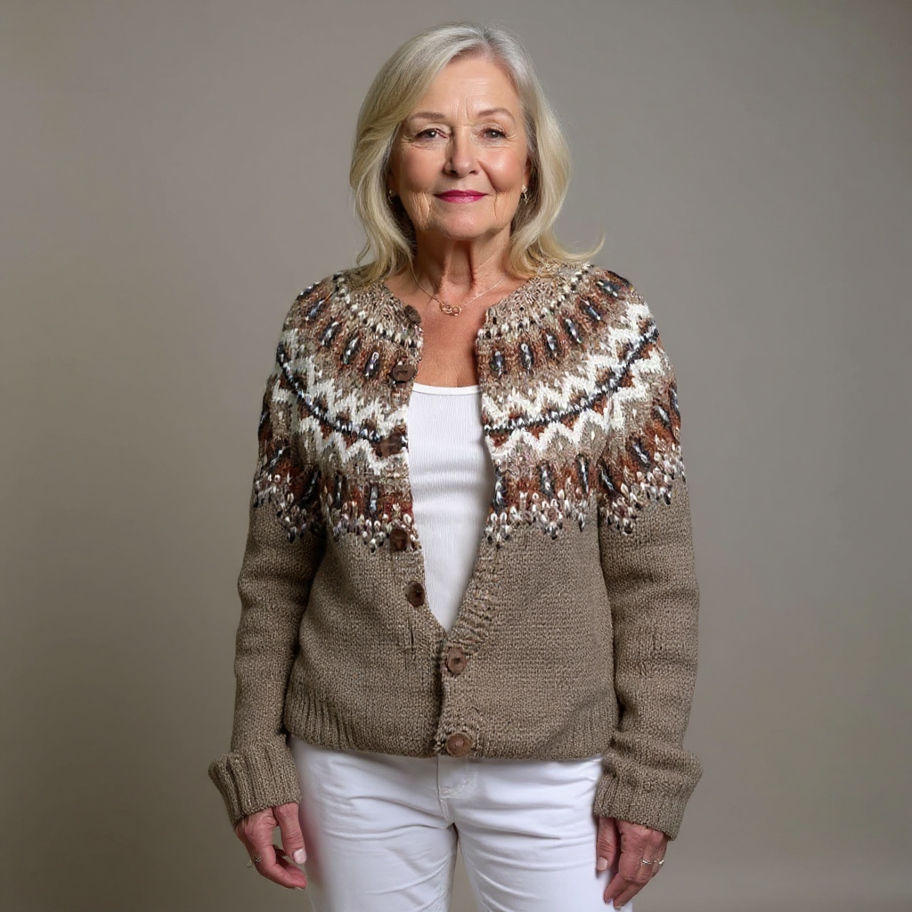 Adeline - Handcrafted Vintage Cardigan