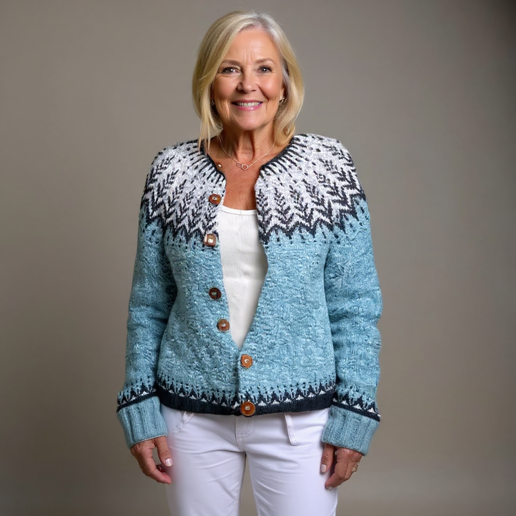 Clara - Retro Knit Cardigan