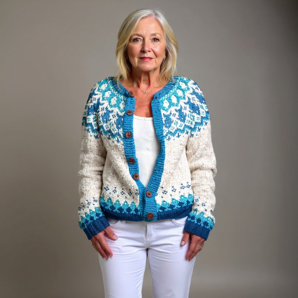 Eva - Handcrafted Vintage Cardigan