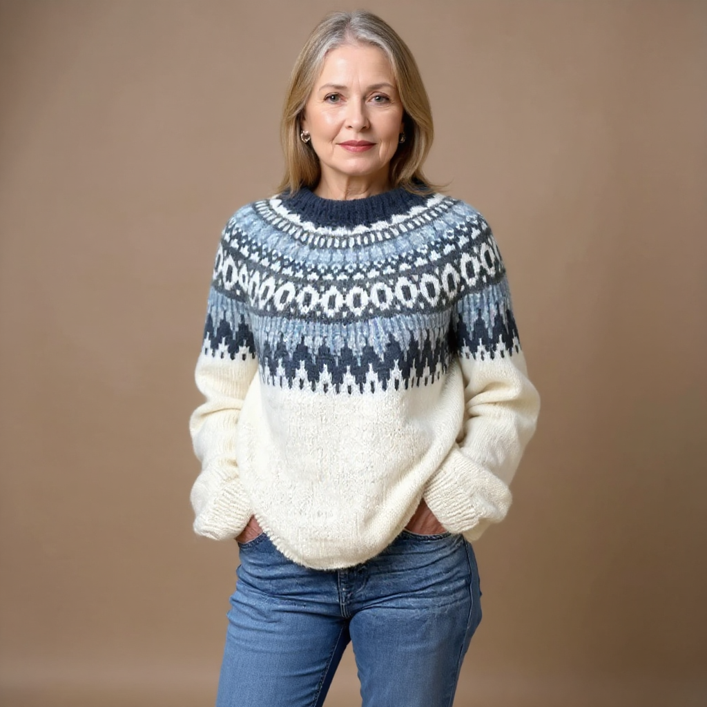 Maecey - Vintage-Inspired Comfortable Pullover