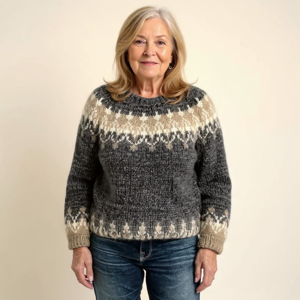 Samantha - Classic Wool Knit Sweater