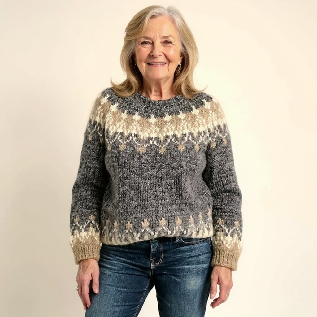 Samantha - Classic Wool Knit Sweater