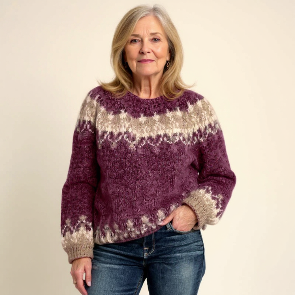 Samantha - Classic Wool Knit Sweater