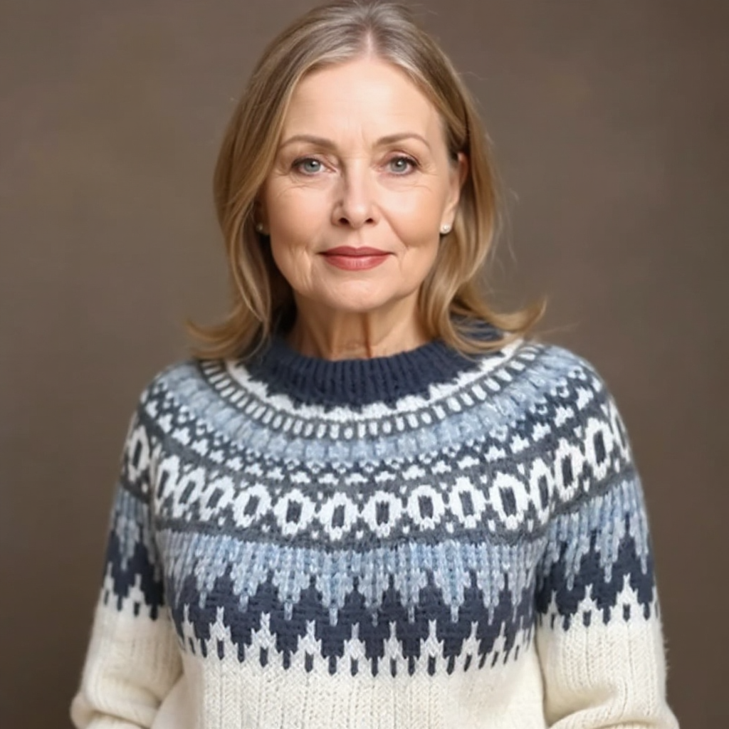 Maecey - Vintage-Inspired Comfortable Pullover