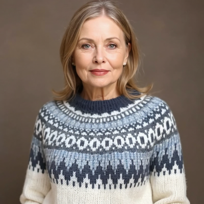 Maecey - Vintage-Inspired Comfortable Pullover