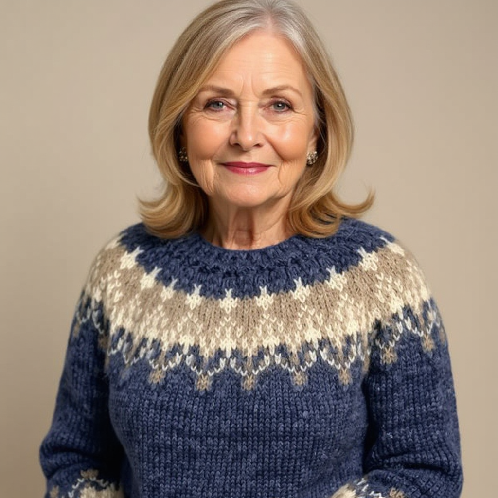 Samantha - Classic Wool Knit Sweater