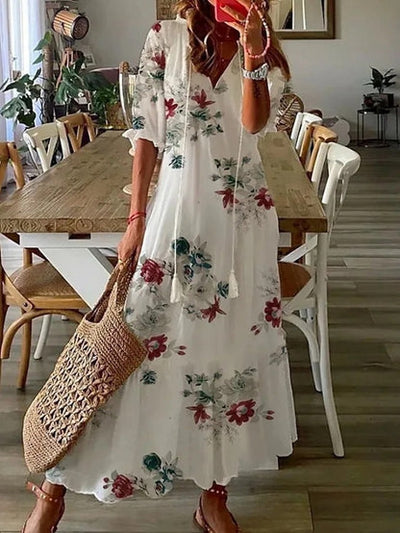 Michaela - Boho Tummy Coverage Dress