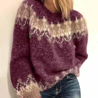 Samantha - Classic Wool Knit Sweater
